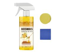 Beeswax Essential Oil Wax, Beeswax Wood Polish Spray, Multi-Purpose Furniture Polish for Living Rooms/Kitchens/Wood (1Pcs)
