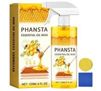 Beeswax Polishing For Wood, 120ml Natural Portable Multifunctional Conditioner, Beeswax Wood Conditioner With Cloth, Floor Tables Chairs Indoor Inside Home House Family Living Room