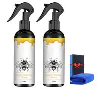 Beeswax Spray, Beeswax Spray Polish for Wood, Natural Restorer-for Living Room, Kitchen and Wooden Furniture Floors (2pcs)
