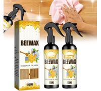 Beeswax Spray | Furniture Polish Beeswax Spray | Natural Micro-Molecularized Beeswax Spray, Beeswax Spray Cleaner,Beeswax Polish Spray Used to care for living rooms,wood furniture floors (2pcs)