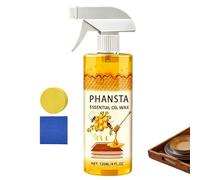 Beeswax Wood - 120ml Natural Beeswax Spray Non-Greasy Wood Cleaner For Furniture Floor Cleaning Polishing And Protection | Woods Care Restorer For Cabinets Tables And Home Use