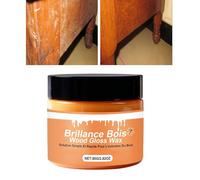 Beeswax Wood Polish, Deep Nourishing Furniture Wax, 80g Hardwood Floor And Surfaces Restorer for Long Lasting Shine, Scratch Concealing Protective Formula, Wood Care Maintenance Solution, Home