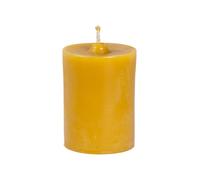 BeesWax World velas de cera de abeja 100% natural hechas a mano con mecha de algodón, varios tamaños y diseños (Tamaño XS: aprox. 7 cm x 4,5 cm)