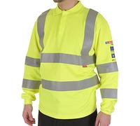 beeswift carc2hvsyxxxl Haga clic Arc Compliant Hi Viz Polo 3 X L