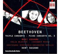 Beethoven – Concierto triple / Concierto para piano n.º 3 – DSO/Nagano – CD – Edel