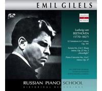 Beethoven : 32 Variations OP.191-Sonate N°4-Concerto N°3 / Emil Gilels