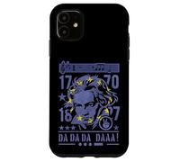 Beethoven - Bandera de Europa con retrato de Ludwig van Beethoven Carcasa para iPhone 11
