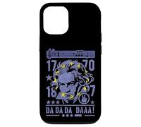 Beethoven - Bandera de Europa con retrato de Ludwig van Beethoven Carcasa para iPhone 12/12 Pro