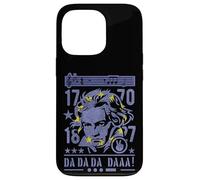Beethoven - Bandera de Europa con retrato de Ludwig van Beethoven Carcasa para iPhone 13 Pro