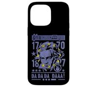 Beethoven - Bandera de Europa con retrato de Ludwig van Beethoven Carcasa para iPhone 14 Pro Max