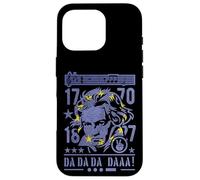 Beethoven - Bandera de Europa con retrato de Ludwig van Beethoven Carcasa para iPhone 16 Pro