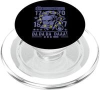 Beethoven - Bandera de Europa con retrato de Ludwig van Beethoven PopSockets PopGrip para MagSafe