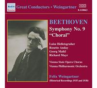 Beethoven – Sinfonía n.º 9 'Coral' (Weingartner, LPO) – CD – NAXOS (Importación USA)