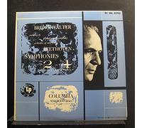 Beethoven, Bruno Walter, Philharmonic Symphony Orchestra Of New York - Symphonies No 2 In D Major And No 4 In B-Flat Major - Lp Vinyl Record