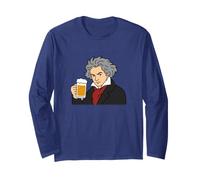 Beethoven Cerveza Música Clásica Compositor Parodia Manga Larga