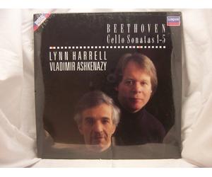 Beethoven: Complete Cello Sonatas (1, 2, 3, 4, & 5). Lynn Harrell, Vladimir Ashkenazy. London Digital R215379, two-LP set.
