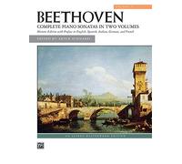 Beethoven: complete piano sonatas - volume 1 (alfred edition) piano: Complete Piano Sonatas in Two Volumes, Historic Edition with Preface in English, ... and French (Alfred Masterwork Edition)
