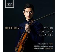 Beethoven : Concerto et Romances pour violon / Charlie Siem