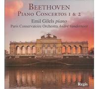 Beethoven : Concertos pour piano n° 1 et 2. Gilels, Vandernoot.