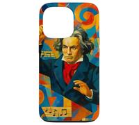 Beethoven Conductor Retrato Música Clásica Arte Carcasa para iPhone 13 Pro