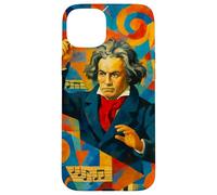 Beethoven Conductor Retrato Música Clásica Arte Carcasa para iPhone 15 Plus