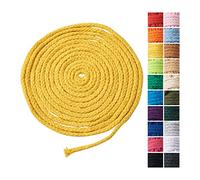 Beethoven - Cuerda de macramé multicolor, 20 colores de 5 mm, algodón trenzado redondo para colgar, macetas, perchas, tejer, hogar, manualidades, decoración