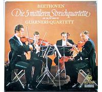 Beethoven: Die 5 mittleren Streichquartette (op. 59, 74 & 95) [Vinyl Schallplatte] [4 LP Box-Set]