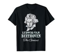 Beethoven Genie Compositor Sinfonía Ópera Clásica Orquesta Camiseta gráfica económica