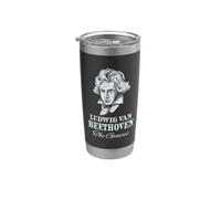 Beethoven Genie Compositor Sinfonía Ópera Clásica Orquesta Vaso térmico de acero inoxidable de doble pared
