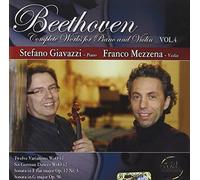Beethoven Giavazzi Stefano Mezzena Franco - Complete Works for Piano and Violin Vol.4
