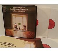 BEETHOVEN, JUILLIARD STREICHQUARTETT - BEETHOVEN, JUILLIARD STREICHQUARTETT die mittleren streichquartette, DIRECT METAL MASTERING box set, 3 record set, 77 387. [Vinyl] BEETHOVEN, JUILLIARD STREICHQUARTETT