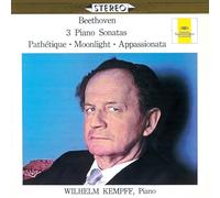 Beethoven / Kempff, Wilhelm - Beethoven: Sonata No. 8 'Pathetique'. No. 14 'Moonlight'. No. 23 'Appassionata'