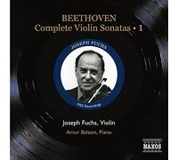 Fuchs,Joseph - Ludwig van Beethoven : Sonates pour violon et piano n° 1-4 (Integrale /Vol.1)