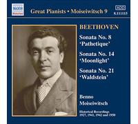 Ludwig van Beethoven – Piano Sonatas 8, 14 y 21 – Moiseiwitch Vol.9 – CD – NAXOS