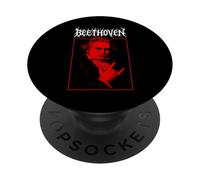 Beethoven Metal Horns, Compositor de música clásica Death Metal PopSockets PopGrip Adhesivo