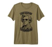 Beethoven: No Puedo escucharte, Estoy componiendo música Divertida, Profesor Camiseta Premium