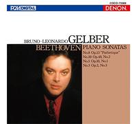 BEETHOVEN: PIANO SONATAS NO.8 PATHETIQUE. NO.20. NO.5 & NO.3 by Bruno-Leonardo Gelber
