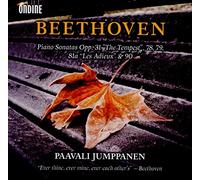 Jumppanen, Paavali - Beethoven Piano Sonatas Opp. 31 “The Tempest”, 78,79, 81a "Les Adieux" & 90