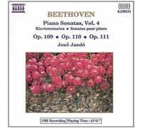 Beethoven: Piano Sonatas, Vol. 4, Op.109, Op. 110, Op. 111. by Jeno Jando (1994) Audio CD