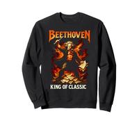 Beethoven Power Metal Classic Music Compositor Álbum Sudadera