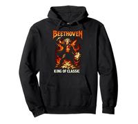 Beethoven Power Metal Classic Music Compositor Álbum Sudadera con Capucha