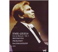 Beethoven, Prokofiev, Rachmaninoff - Live in Moscow. Vol. 3 - Emil Gilels (DVD NTSC)