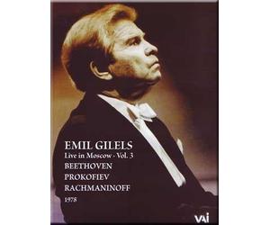 Beethoven, Prokofiev, Rachmaninoff - Live in Moscow. Vol. 3 - Emil Gilels (DVD NTSC)