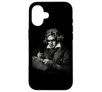 Beethoven-Retrato Ludwig Van Beethoven Música clásica Carcasa para iPhone 16