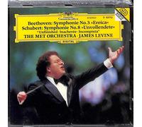 Beethoven, Schubert, Levine, Met Orchestra - Symphony 3 "Eroica" / Symphony 8 "Unfinished" by Beethoven, Schubert, Levine, Met Orchestra (1994) Audio CD
