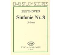 BEETHOVEN - Sinfonia nº 8 en Fa Mayor Op.93 para Orquesta (Partitura Bolsillo) (Darvas)