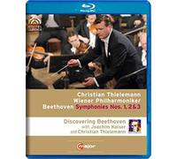 BEETHOVEN Sinfonien 1, 2 & 3 Christian THIELEMANN (+ 170 min. Doku mit Joachim Kaiser) [Blu-ray] [Reino Unido]