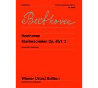 BEETHOVEN - Sonata Op. 49 nº 1 en Sol menor y nº 2 en Sol Mayor "Sonatina" para Piano (Urtext)