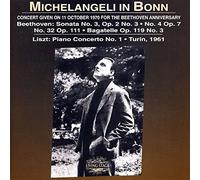 Beethoven : Sonates N°3, 4, 32, Bagatelle Pour Piano Op. 119 N°3 - Liszt : Concerto Pour Piano N°1