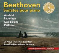Beethoven : Sonates pour piano. Kraus, Barentzen, Serkin, Backhaus.